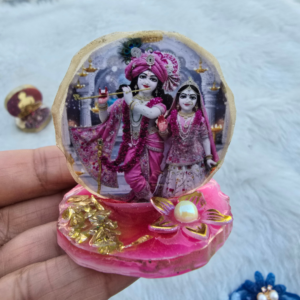 Radha Krishna Spiritual Resin Frame