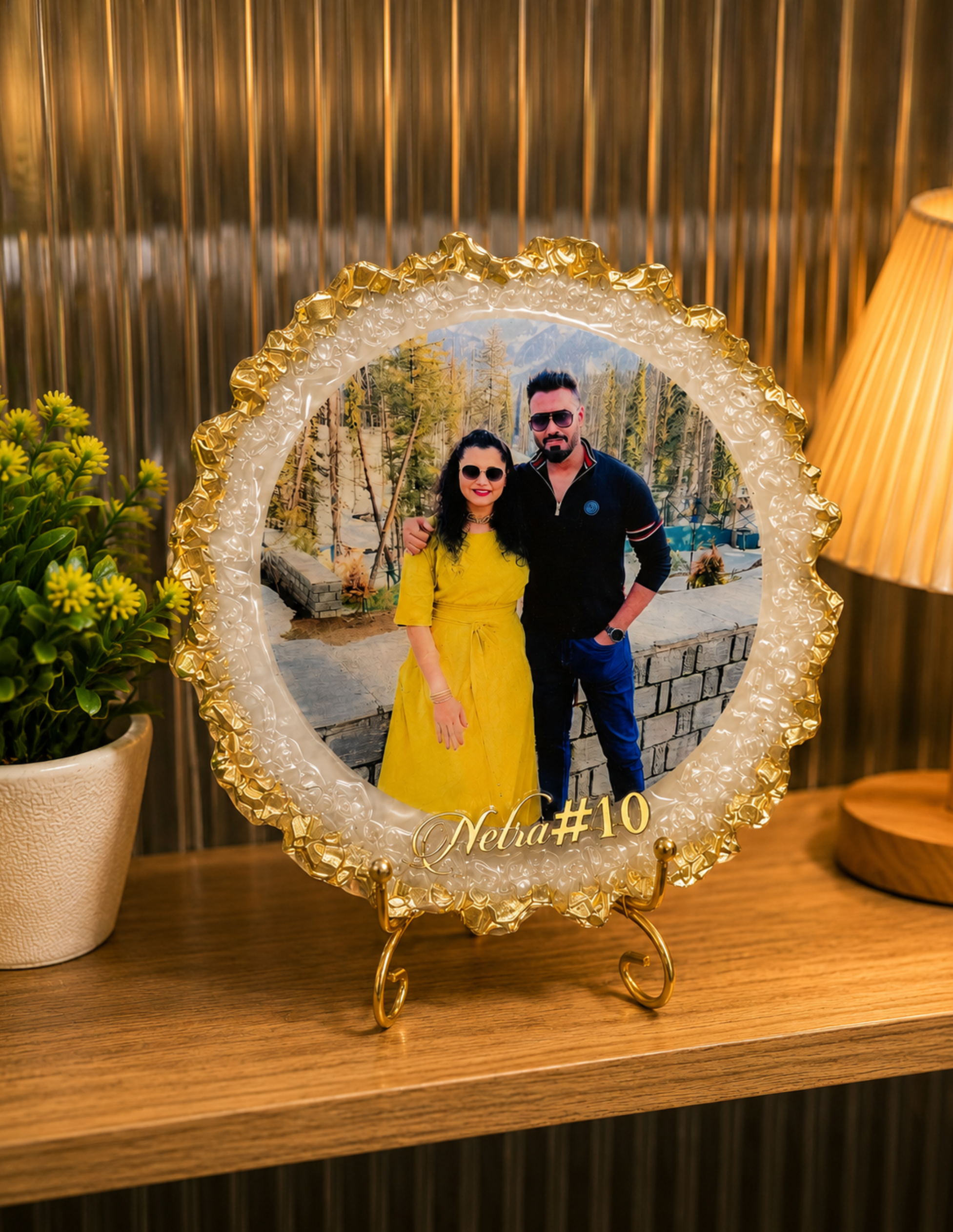 Personalized Resin Photo Frame | Customized Memory Frame | Handmade Keepsake Gift