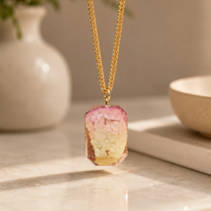 Handmade Resin Floral Pendant Necklace | Premium Dried Flower Jewelry