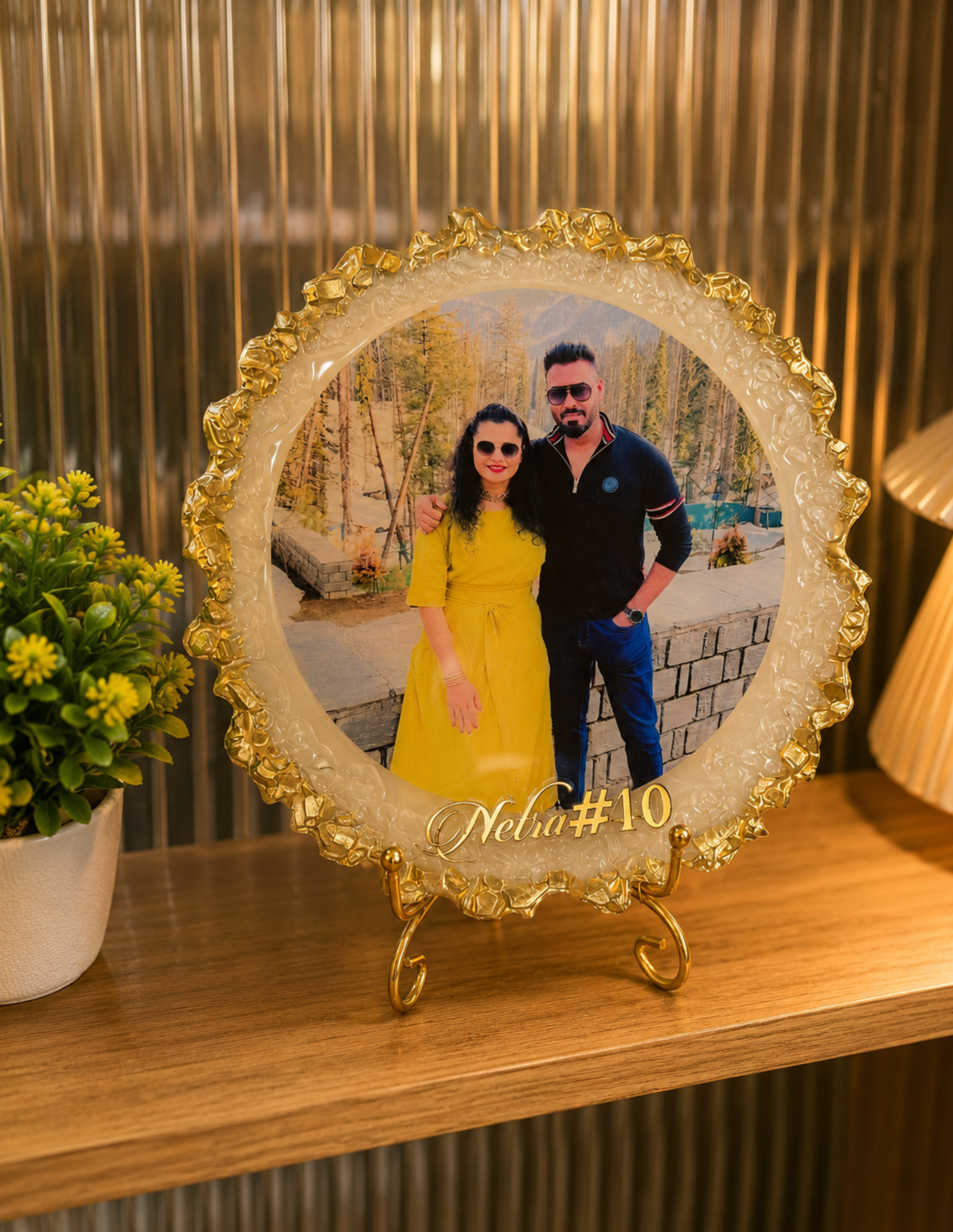 Personalized Resin Photo Frame | Customized Memory Frame | Handmade Keepsake Gift